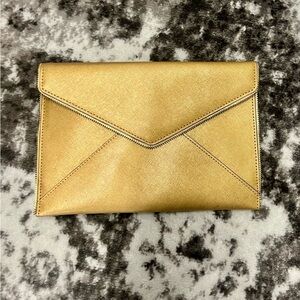 Rebecca Minkoff Gold Envelope Clutch